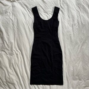 Le Chateau Black Midi Dress